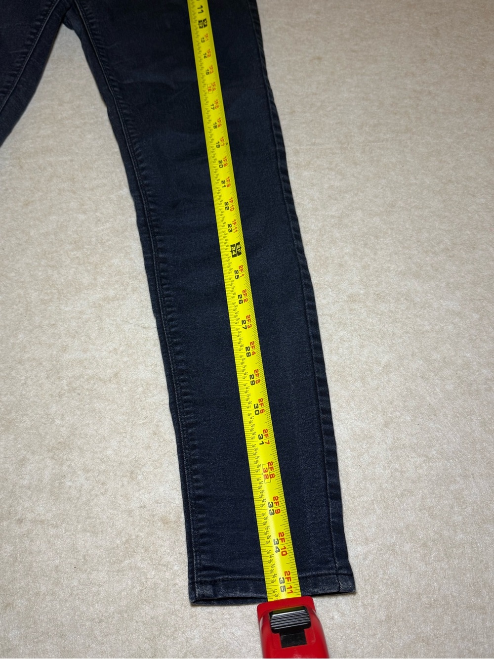 Zara Vintage Rare Basic Deluxe Denim Department Blue Dark Wash Jeans Size US 4 - Picture 5 of 11